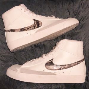 Snake Print Nike Blazer Mids